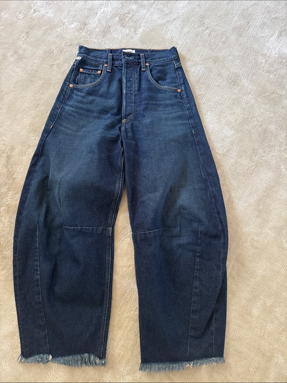 Citizens Of Humanity Dark Blue Horseshoe Jeans in Bravo